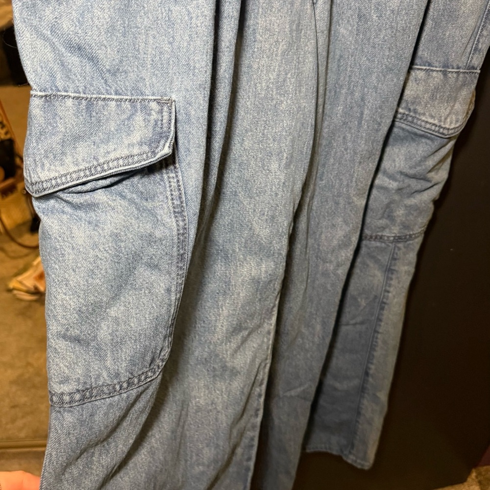 Blue Denim Overalls - Picture 3 of 7